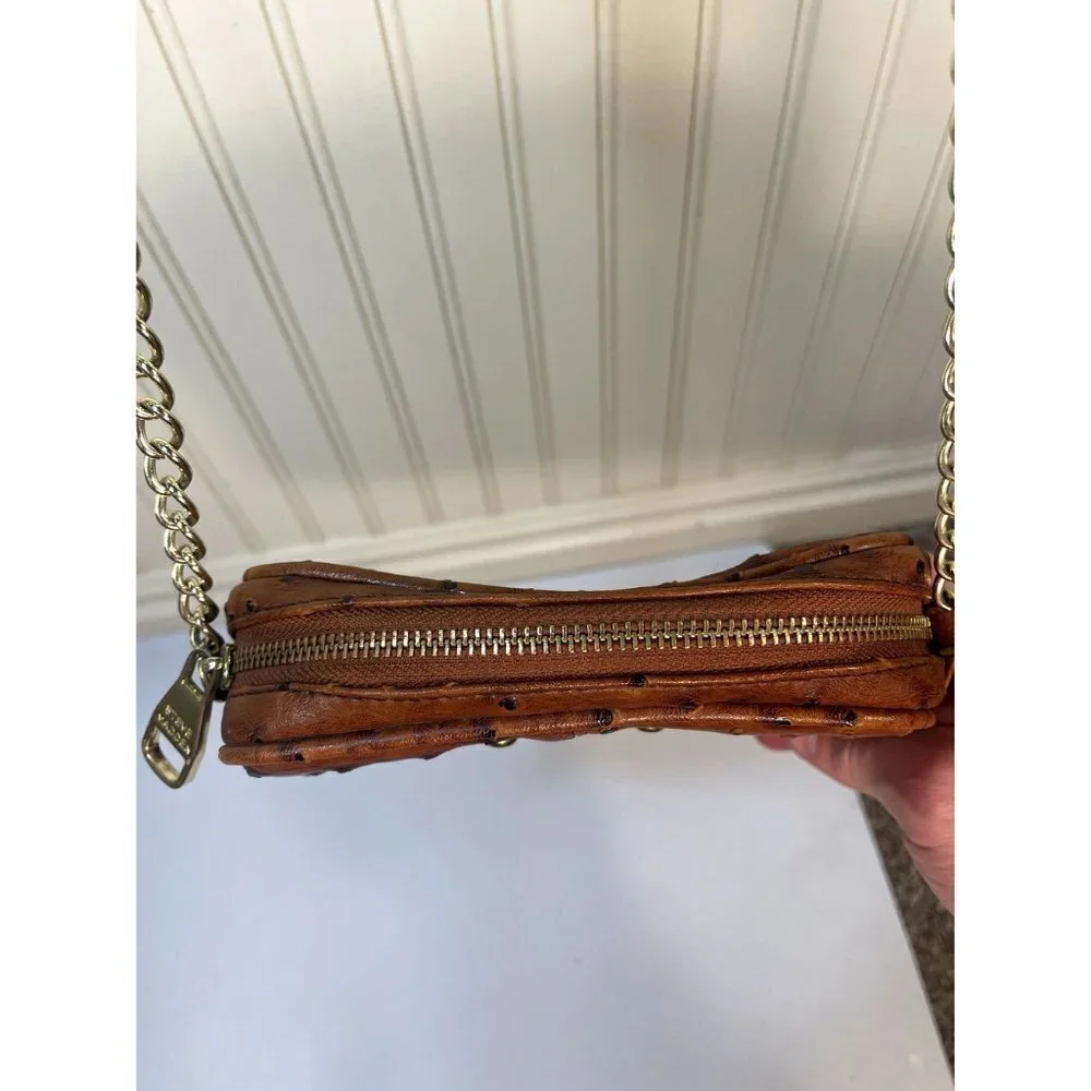 STEVE Madden ostrich print crossbody bag